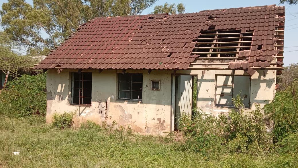 Neglected government houses used by bunking pupils, thieves